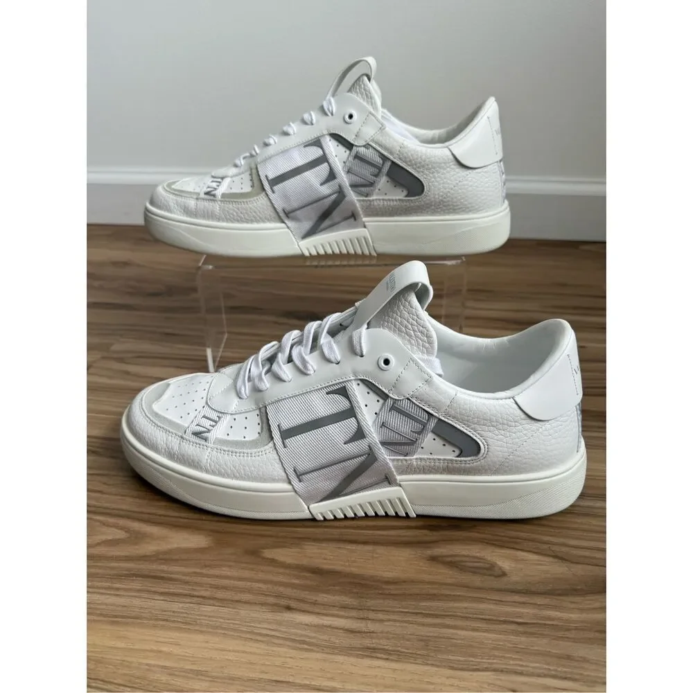 Valentino Garavani Low-Top Calfskin VL7N Sneakers with Bands US 11